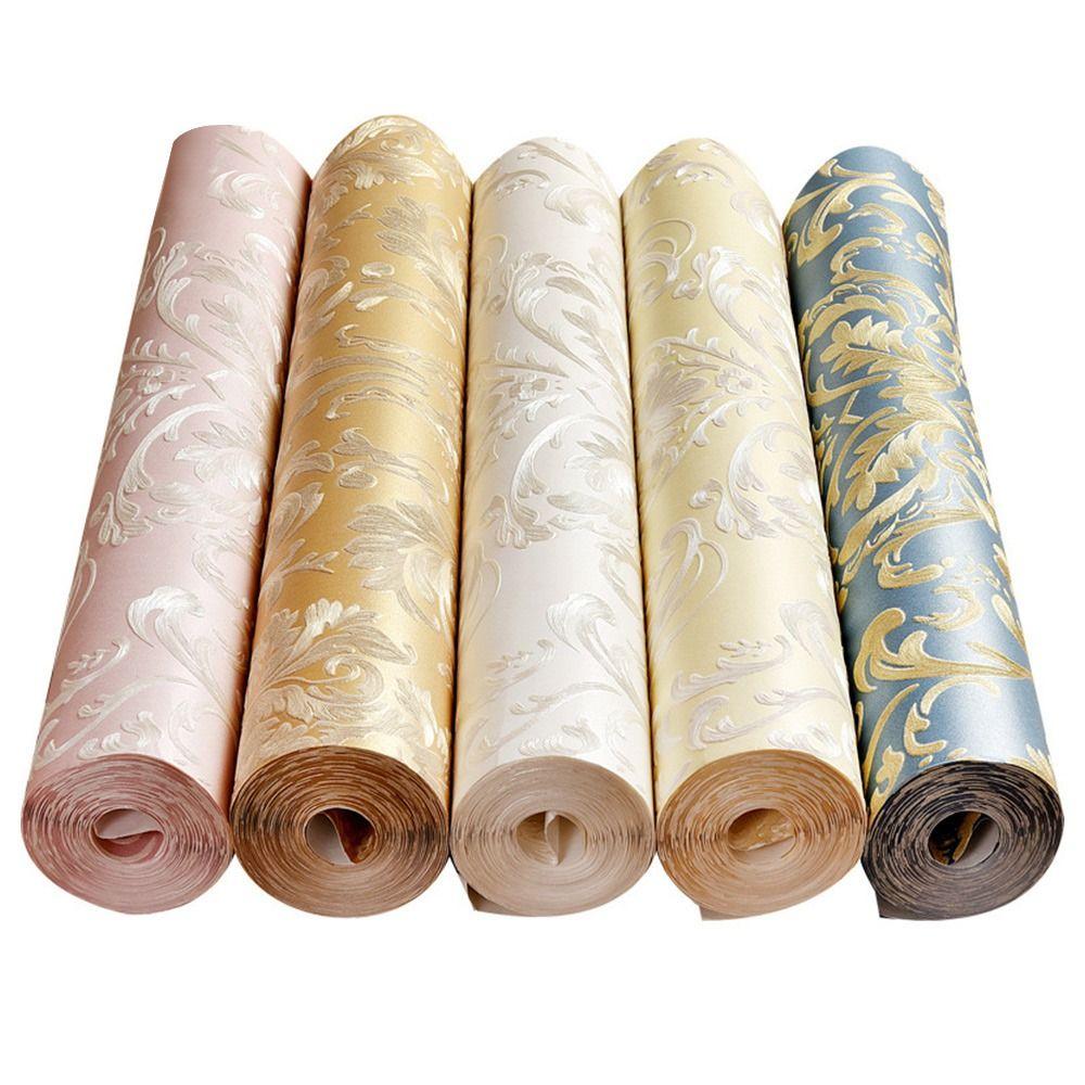 DIY Self Adhesive Wall Stickers Non-woven Fabric Decorative Contact Paper Wallpaper