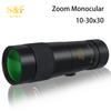 Waterproof Antifog Zoom Monocular Night Vision 10-30x40mm Hd Monocular Telescope For Bird Watching Hunting Hiking Travelling