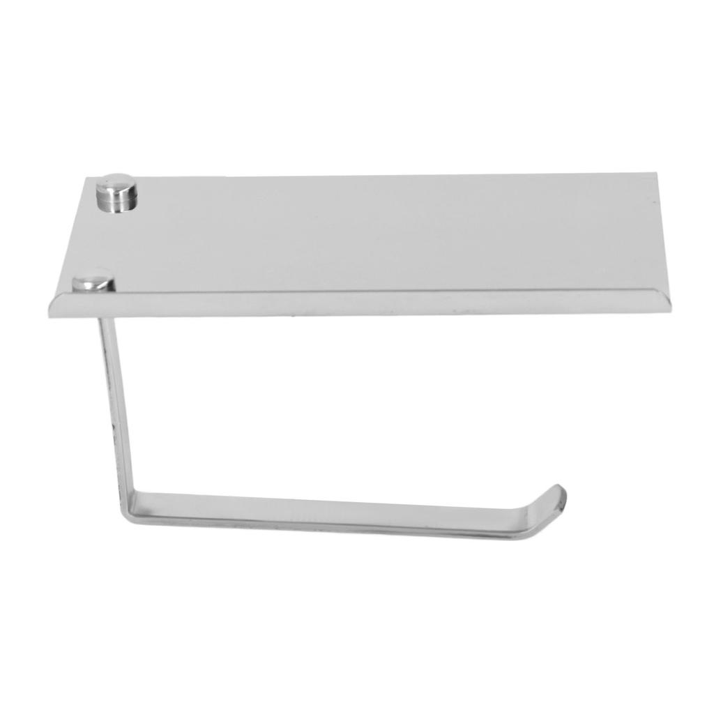 Держатель для бумажных полотенец из нержавеющей стали, без перфорации, двойного назначения, диспенсер для туалетной бумаги для дома, ванной комнаты K6 304