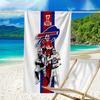 Beach Towel with Buffalo Bill LOGO Pattern - soft,absorbent,machine washable Lightweight&Modern,swimming,Travel Essentials