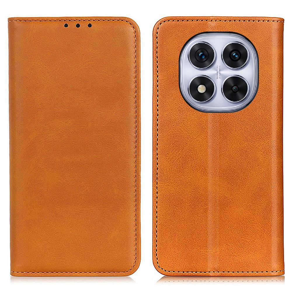 Чехол для Xiaomi Redmi Note 14 Pro 4G из спилковой кожи, откидной кошелек, чехол для телефона