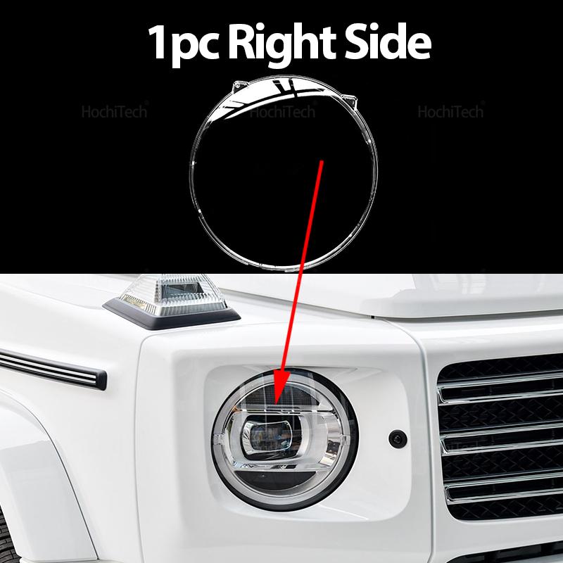 For Mercedes G-Class W463 2nd W464 AMG G55 G63 G65 2019-2023 Transparent Housing Front Headlights Lens Shell Glass Lampcover