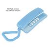 Wall Mount Landline Telephone Extension No Caller ID Home Phone For Hotel Family(Blue)