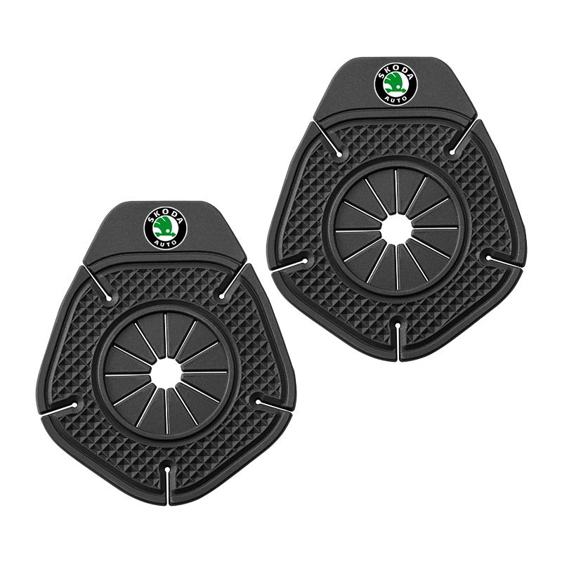 AAABO1 1/2Pcs Car Wiper Hole Protective Covers Debris Leaves Dustproof Sleeve For Skoda Octavia KAMIQ KODIAQ SUPERB RAPID KAROQ FABIA