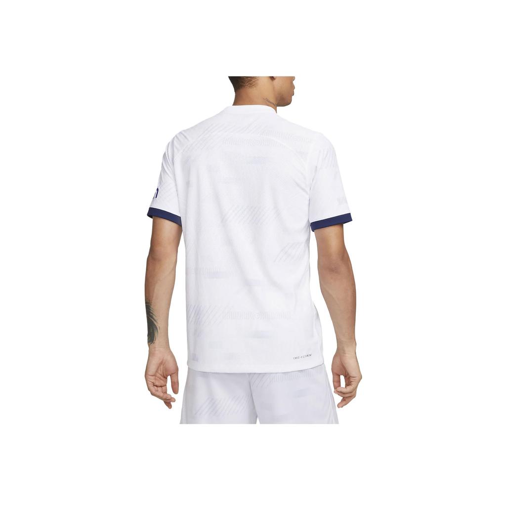 Nike Dri-Fit Adv Printed Round Neck Short Sleeve Football Shirt 2023-24 Season Tottenham Hotspur Home Men Tops White DX2625-101
