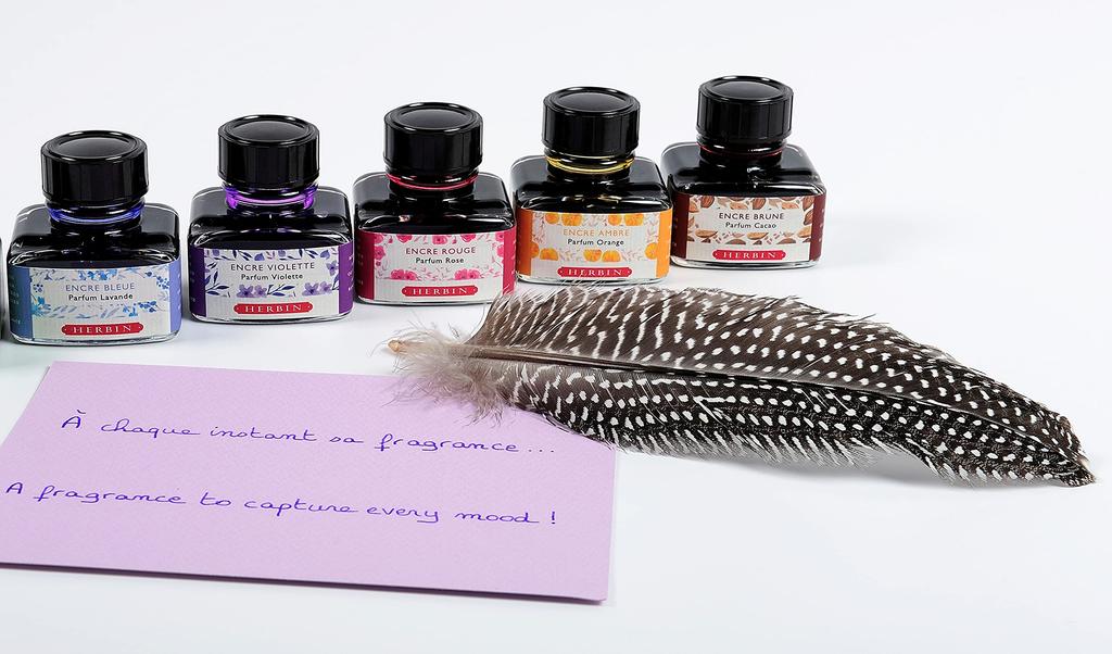 Ароматизированные чернила Herbin, 30 мл, Коричневый какао, hb13746