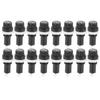 20PCS Screw Cap Fuse Holder Socket Case for Glass Tube Fuses 5x20mm