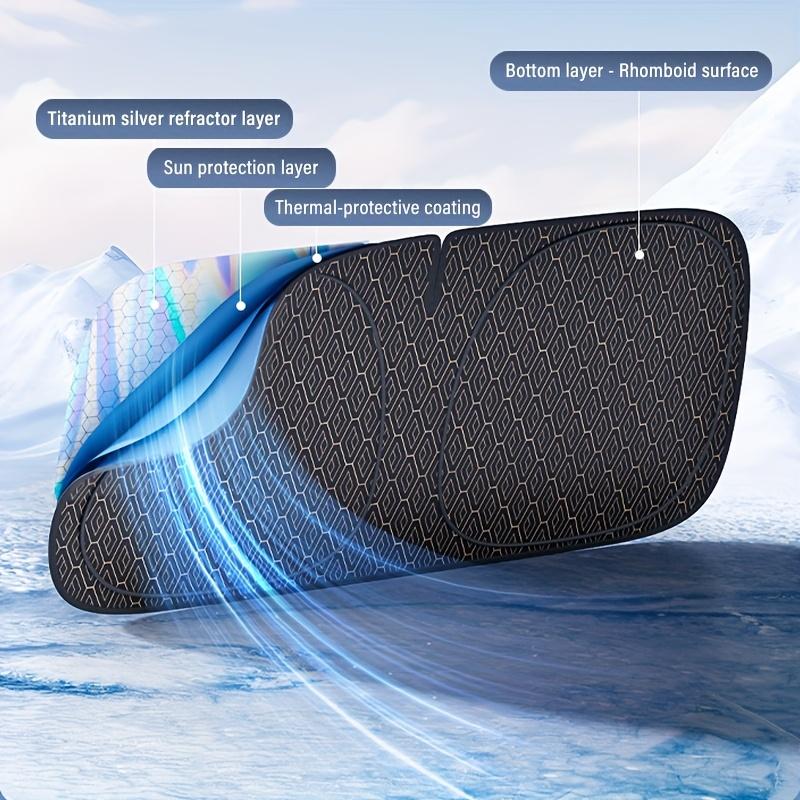 Sun Visor Front Windshield Refraction Sun Visor, Heat Insulation Sun Visor, Window Visor Front Window Visor, Automobile Interior Accessories.