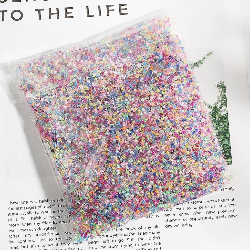 2/3/4 мм окрашенные сердечники серии Magic Color, стеклянные рисовые бусины для изготовления ювелирных украшений, ожерелья, браслета «сделай сам»