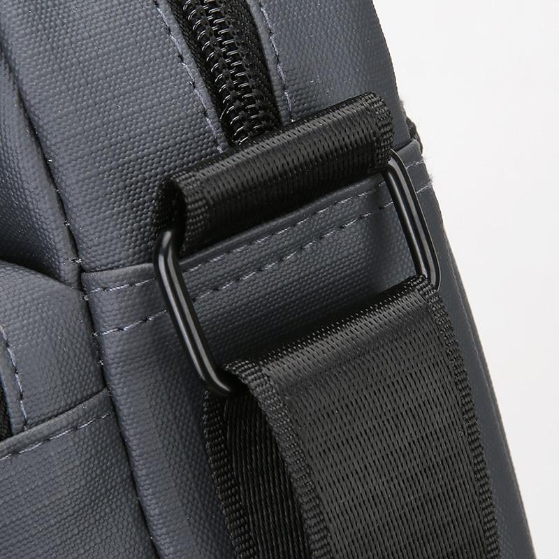 Мужской профессиональный деловой портфель - Водонепроницаемая офисная сумка через плечо с отделением на молнии