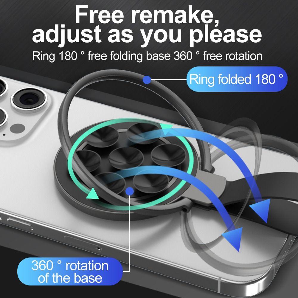 Силиконовая присоска Держатель-кольцо для телефона Складной держатель для телефона Подставка для телефона Гладкая поверхность