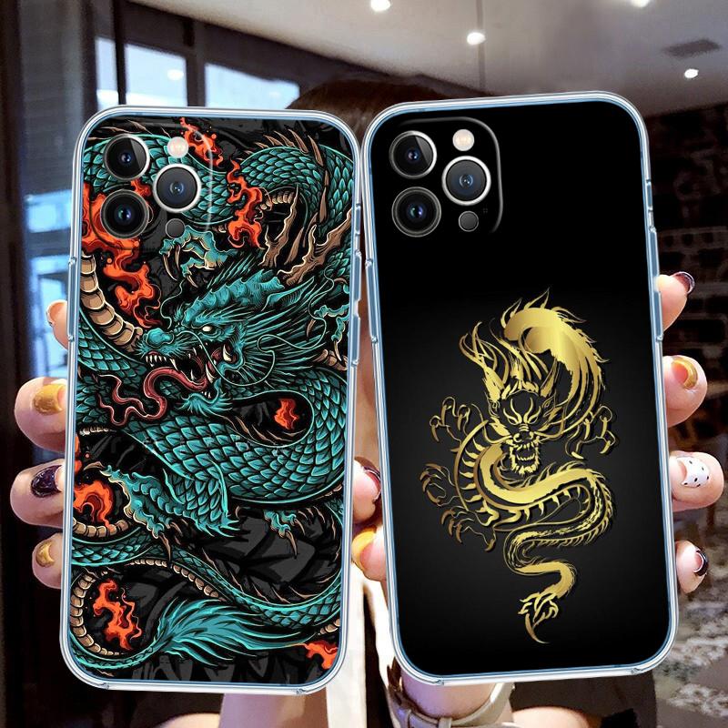 LO25 Chinese Dragon Phone Case for Motorola Moto Edge 20 30 40 50 S30 Fusion Ultra Pro Neo Lite + G200 G23