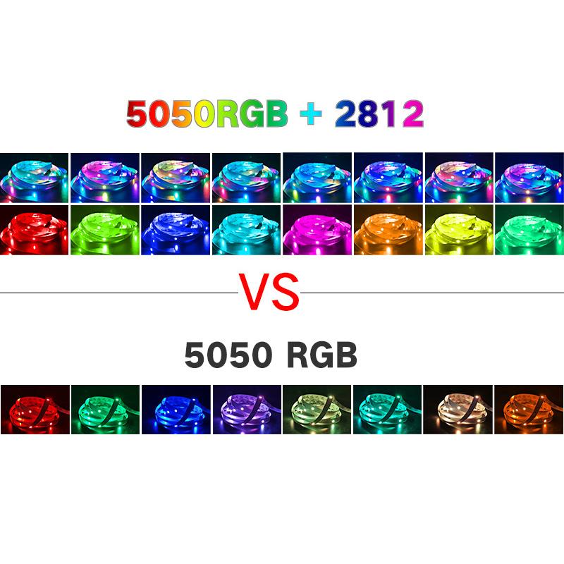 WS2812 Bluetooth светодиодная лента 5050 RGBW24 ключ дистанционного управления светодиодный неоновый ночник подходит для украшения хоста компьютера в киберспортивных залах