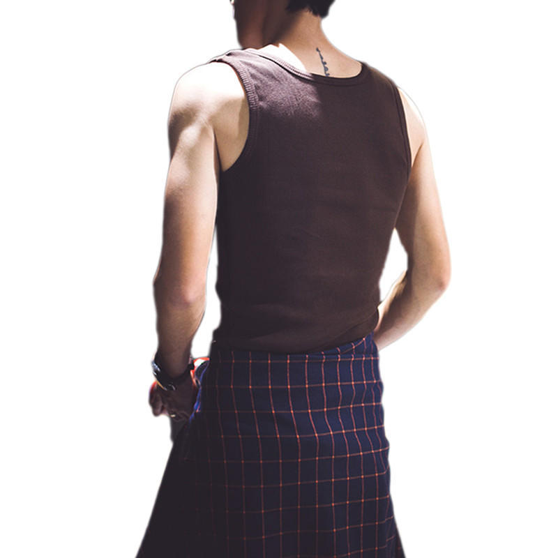 Мужчины Летний стиль Майки Майки Повседневный сплошной цвет Фитнес Бодибилдинг Жилет