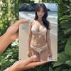 Металлическое Настенное Искусство Пляж Погодостойкая Железная Табличка с Отверстиями Декор для Помещений и Улицы 20x30см