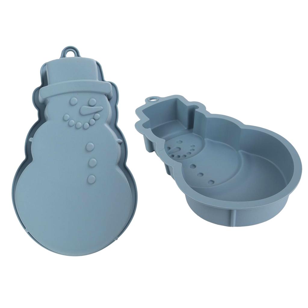 Les Trésors De Lily [Q3848] - Силиконовая форма "Снеговик", серая - 26x17 см