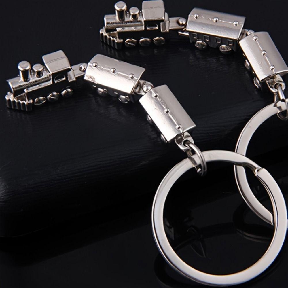 Train Model Mini Train Model Zinc Zinc Alloy Keychain Movable Joint Train Model Keychain Girls