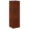 Plant Stand Rust Look 30 X 30 X 100 Cm Weather Resistant Steel