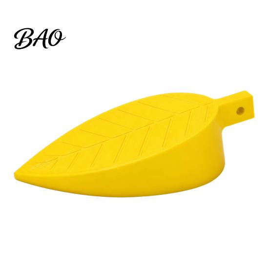 Protective Door Wedge for Wall Leaf Shaped Stopper Wedge, Non-Slip Wind?Resistant Stop, 3D Printed Holder Silent Anti?Collision Jam Home