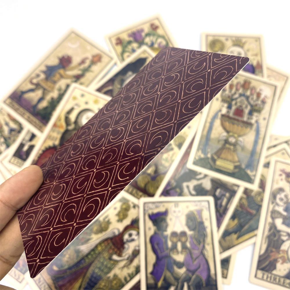 Trionfi Della Luna Oracle Cards Tarot Card Decks for Beginners Professionals Fortune Telling Cards Table Board Game Family Night