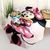 Minnie Mouse Flower Bouquet Themed Automatic Opening and Closing Folding Umbrella, 8 Rib Windproof, Compact Travel Design, Suitable for All