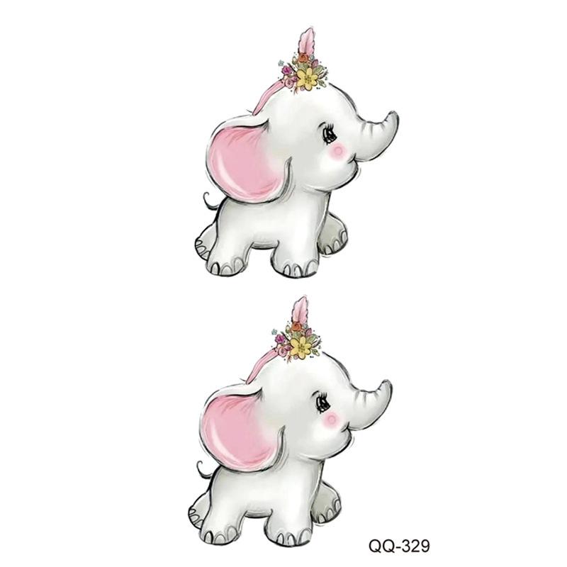 Маленькая водонепроницаемая временная татуировка-наклейка, цветные перья, цветы, листья, планета, луна, женский боди-арт, запястье, шея, поддельные татуировки для мужчин