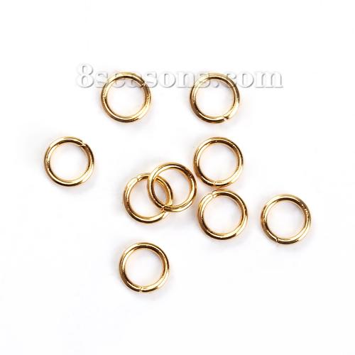 50 PCs 3.5mm-6mm Stainless Steel Connector Jump Rings Links Hooks Clasps For Diy Jewelry Finding Making Accessories