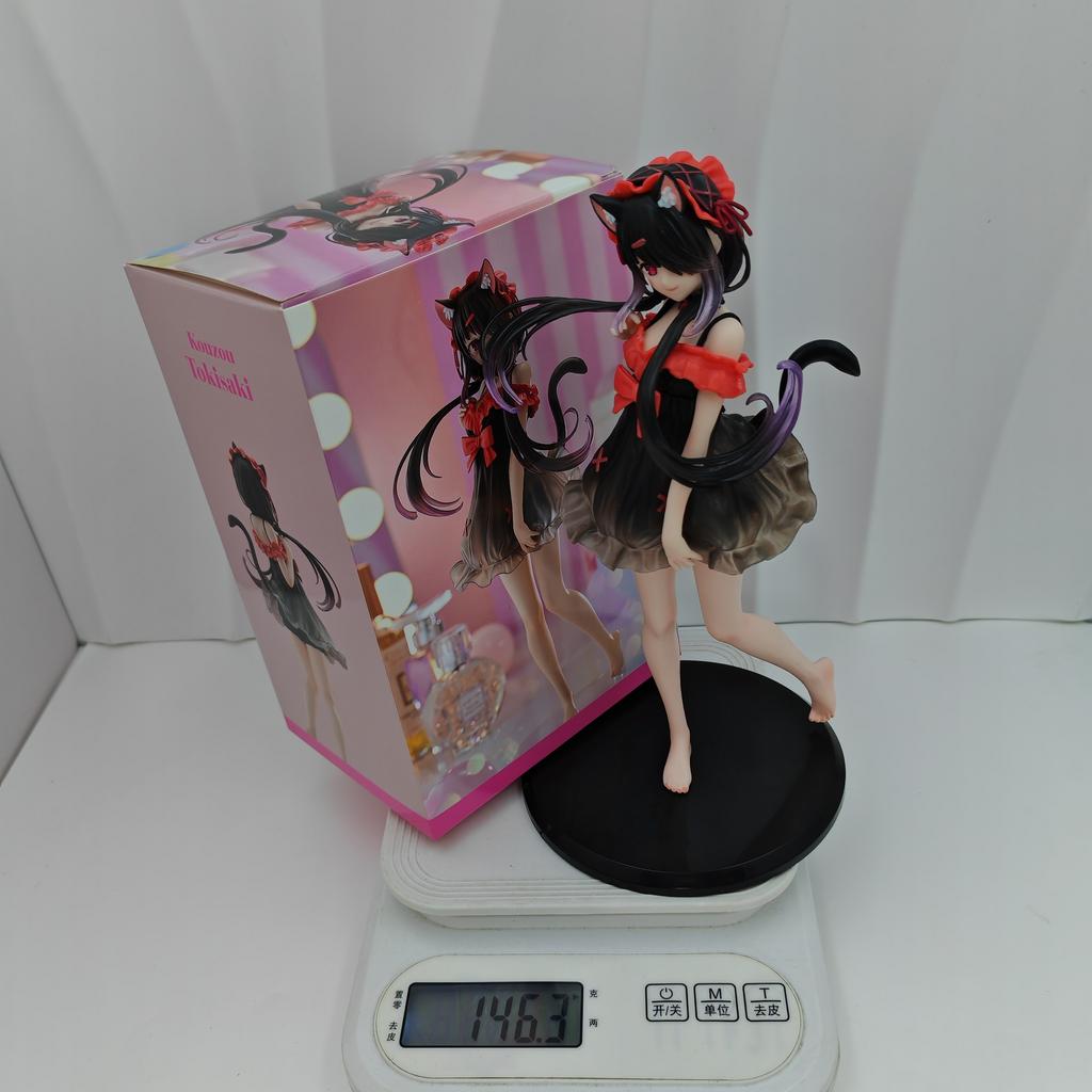 Новый продукт Date A Live Ручная работа Фигурка-экшен Токисаки Куруми Пижама Красивая Девушка Аниме Периферия Настольные Аксессуары