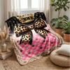 Purple Dolphins and Roses Theme blanket Lightweight Warm Flannel Blanket Decorative Throw Blanket for Home Decoration
