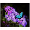 Фиолетовые цветы алмазная картина Полная круглая вышивка крестом Искусство и ремесла Алмазная вышивка