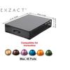 Tiroir à capsules de café - EXZACT - Vertuo - Capacité 40 dosettes - Finition mate - Support machine