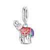 S925 Silver Capybara And Elephant Animal Shaped Beads DIY Craft Accessories Jewelry Making Kit