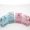 Креативные коробки для конфет, бумажная упаковка, 12 шт., для дня рождения, для новорожденных, для свадеб, вечеринок, подарков на вечеринку, лента для детского душа, конфетный цвет