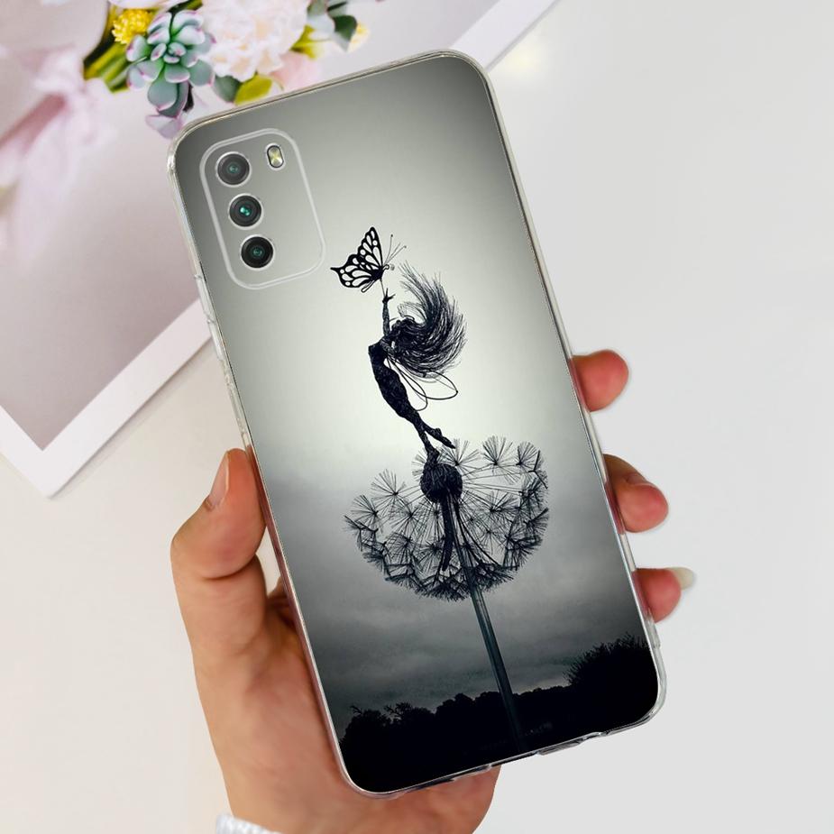 Для Xiaomi Poco M3 Чехол PocoM3 Pro Новый Модный Расписной Чехол Мягкий Силиконовый Чехол для Телефона Для Xiaomi Poco M3 Pro PocoM3 Fundas Coque