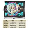 Большой Лидер One Piece Луффи Плед Коралловый Флис Плюшевый Текстиль Декор Супер Мягкий Плед для Дивана Путешествия Покрывало