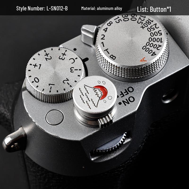 Hot Shoe Cover & Shutter Button Cap for Fujifilm XT50, X100VI, XT30 II, XM5, Nikon ZF Cameras