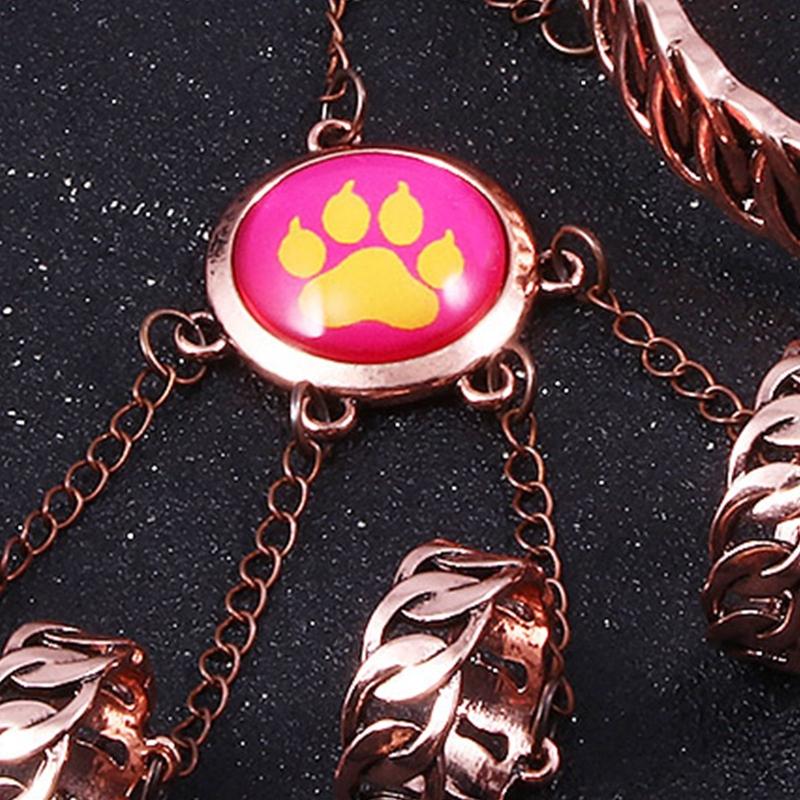 Анимация Божья коровка Reddy Girl Кольцо Браслет Набор Коготь И Собака Коготь Элемент Кольцо Открывающийся Закрывающийся Браслет Подарок Для Ребенка