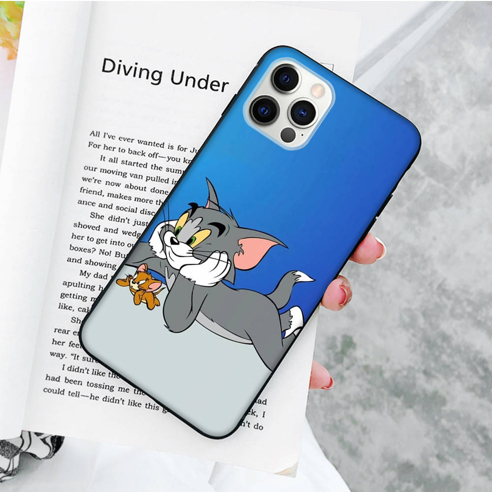 Мягкий чехол JT48 Mouse Cat Tom and Jerry для OPPO Reno 8 6 5 4 Pro Plus Find X3 A17 A3 A31 A38 A40 A53 A54 A55 A74 A76 A78 A77 A80 A94 A95 A96 Lite