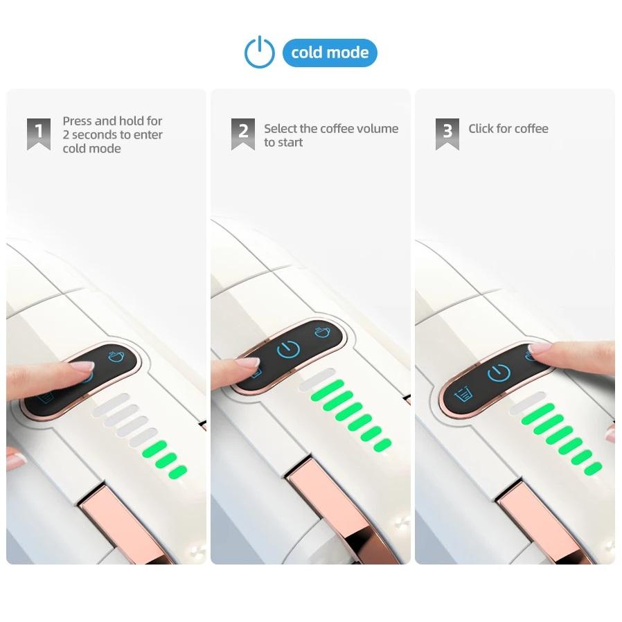 Капсульная кофемашина, полностью автоматическая бытовая небольшая домашняя кофемашина, портативная универсальная капсульная машина самообслуживания