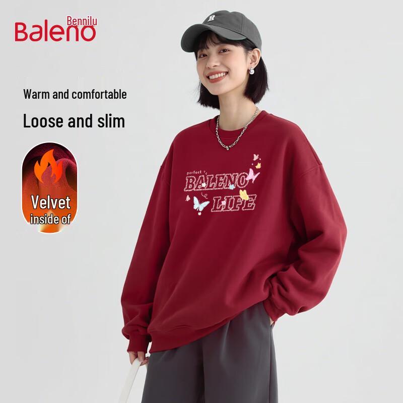 Baleno Women's Trendy Graphic Crewneck Pullover