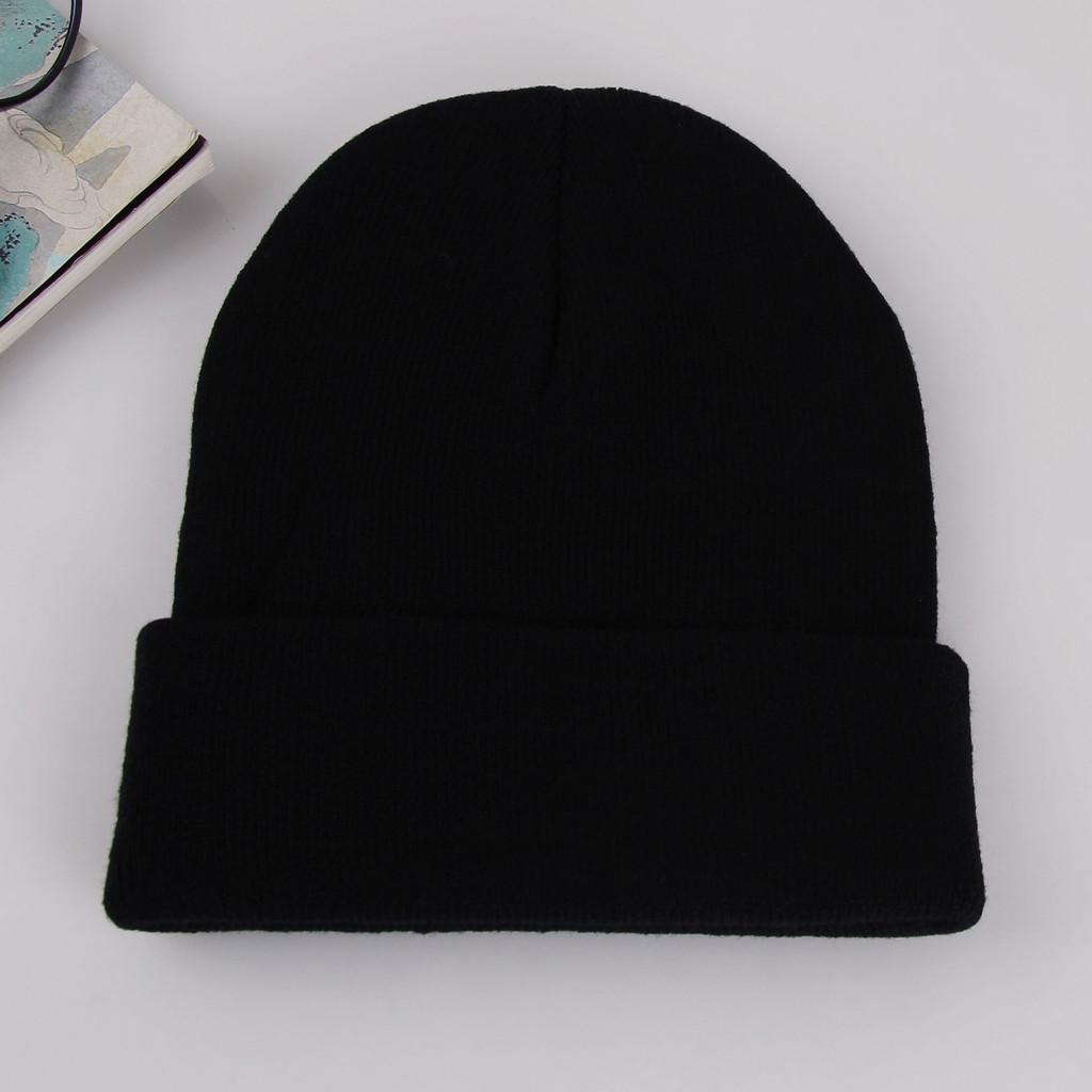 Knit Hat For Adults Winter Warmth Windproof Acrylic Cap For Casual Use