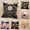 Abstract Natural Animal For Home Decor Pillow Case Cotton Linen Fabric Square Zipper Pillowcase Home Decorative Living Room