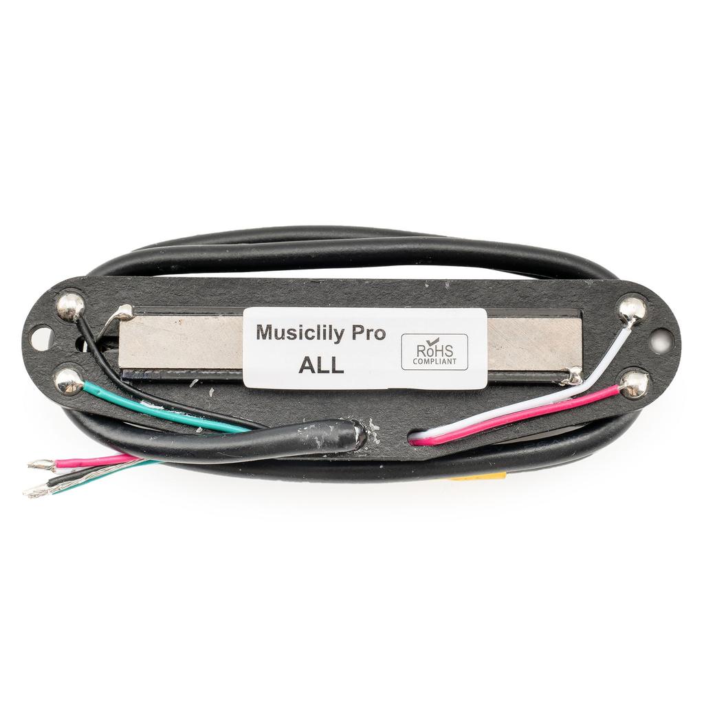 Musiclily Pro Alnico 5 Хамбакер Super Distortion для Stratocaster Электрогитары Черный Черные Полосы ST-DPHA Звукосниматель Одноразмерный, 13.2K, Гитары, Корпус,