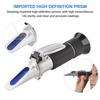 Handheld Refractometer: 0-40% Brix, 0-25% Alcohol for Fruit Wine Concentration Detection