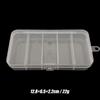 5 Grids Luya Fishing Gear Box Transparent Fishing Tool Case New Bait Box  Fishing
