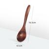Набор натуральных деревянных кофейных ложек с длинной ручкой, инструменты для перемешивания чая, для десерта, меда и напитков, экологичная посуда