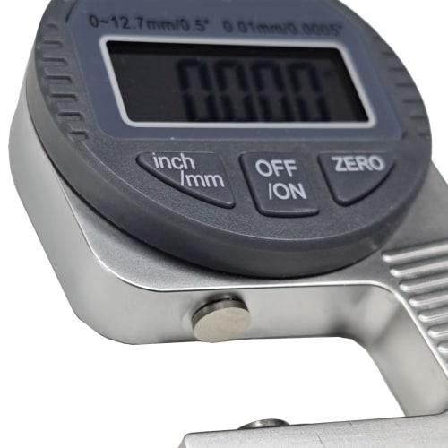 HFS(R) Thickness Gauge, Digital Micrometer, Electronic Microgauge, 0-12.7mm, 0.01mm, Thickness Gauge, Digital Thickness Gauge, High Precision Gauge