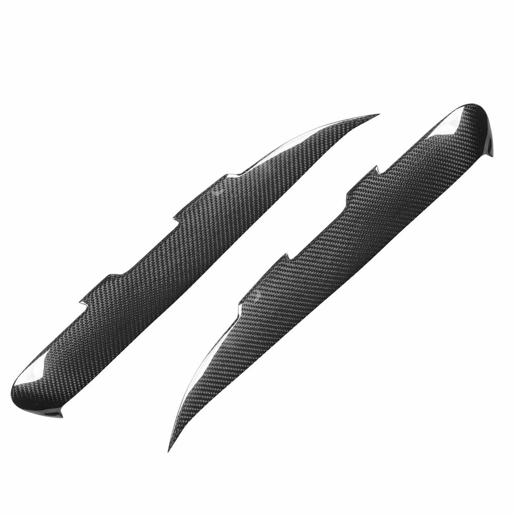 1 Pair Front Headlight Eyelid Carbon Fiber Headlight Eyebrow Cover Replacement for Mazda MX?5 NC2