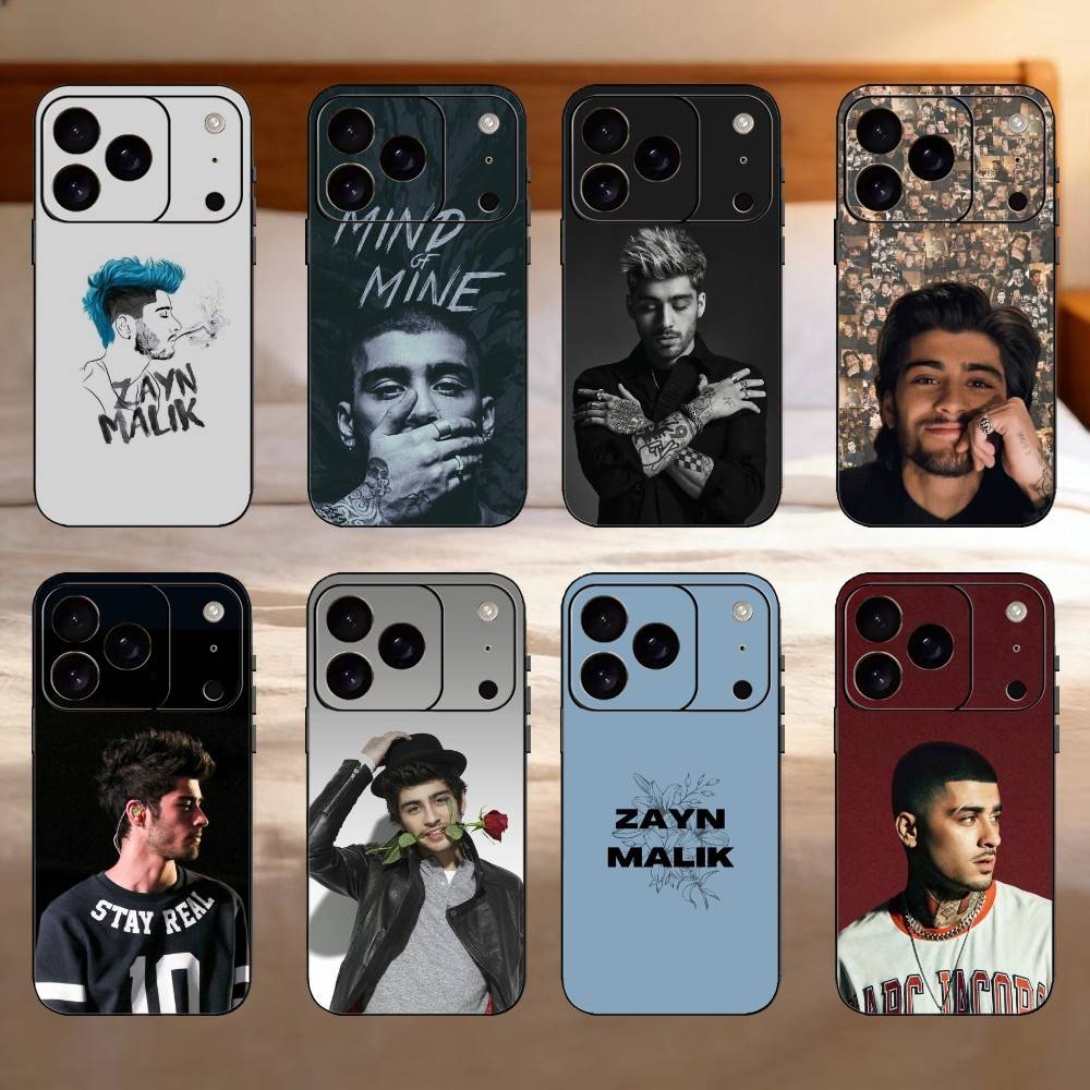 Чехол для телефона singer Z-Zayn M-Malik Mind of Mine для iPhone 17,16,15,14,13,12,11 Plus,Pro Max,SE4 Мягкий силиконовый черный чехол