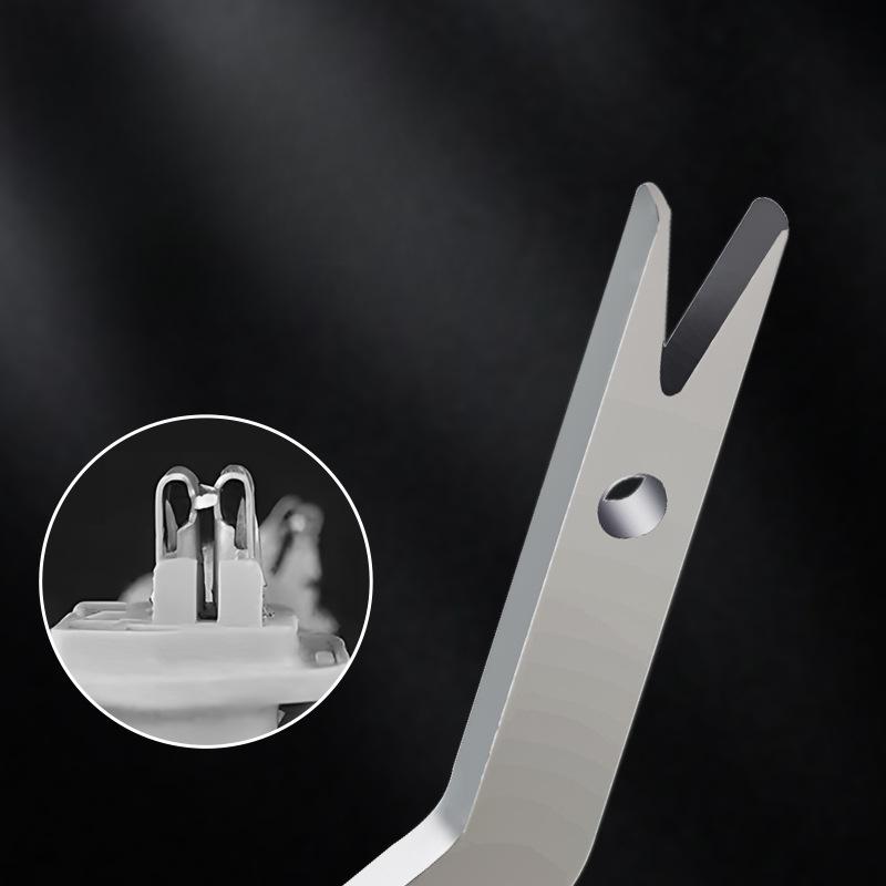 1 шт. Универсальный инструмент для снятия потолочной ручки, инструмент для снятия потолочной ручки автомобиля из утолщенной кованой стали